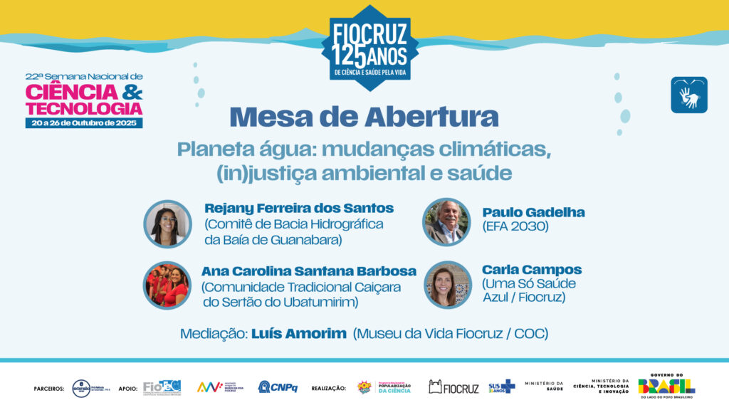 Debate sobre justiça ambiental vai abrir SNCT na Fiocruz 2025